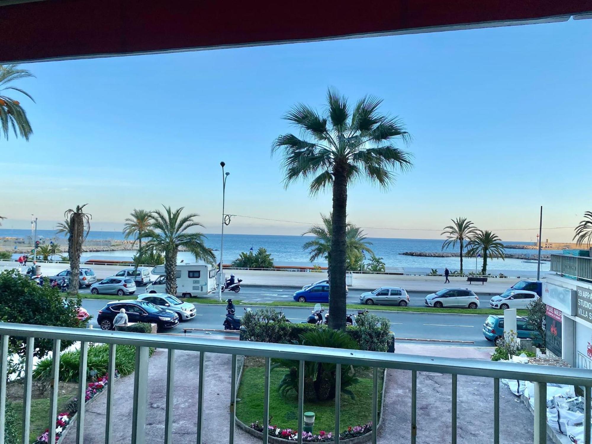 "Le Reve Eveille", Vue Mer, Garage Mentone Esterno foto